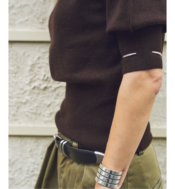 Plage「R&rsquo;IAM ハーフスリーブパフニット」|ニット・セーター|