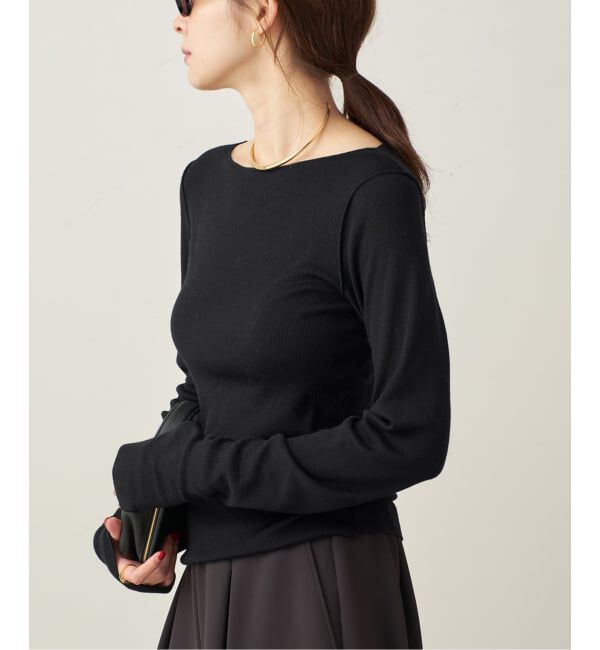 Plage「《追加》super100s Jersey boat/N プルオーバー」|Tシャツ・カットソー|