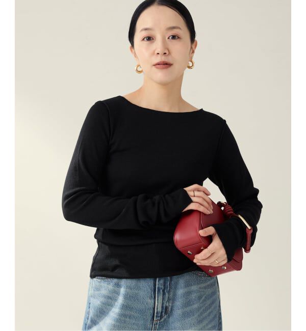 Plage「《追加》super100s Jersey boat/N プルオーバー」|Tシャツ・カットソー|