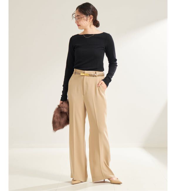 Plage「《追加》super100s Jersey boat/N プルオーバー」|Tシャツ・カットソー|