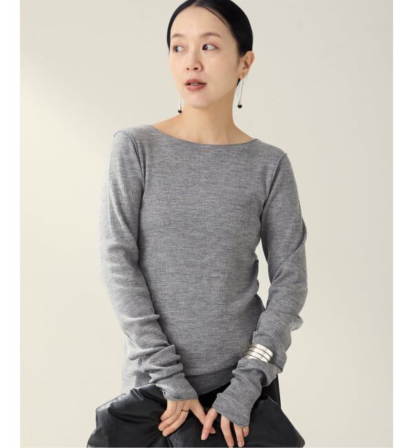 Plage「《追加》super100s Jersey boat/N プルオーバー」|Tシャツ・カットソー|