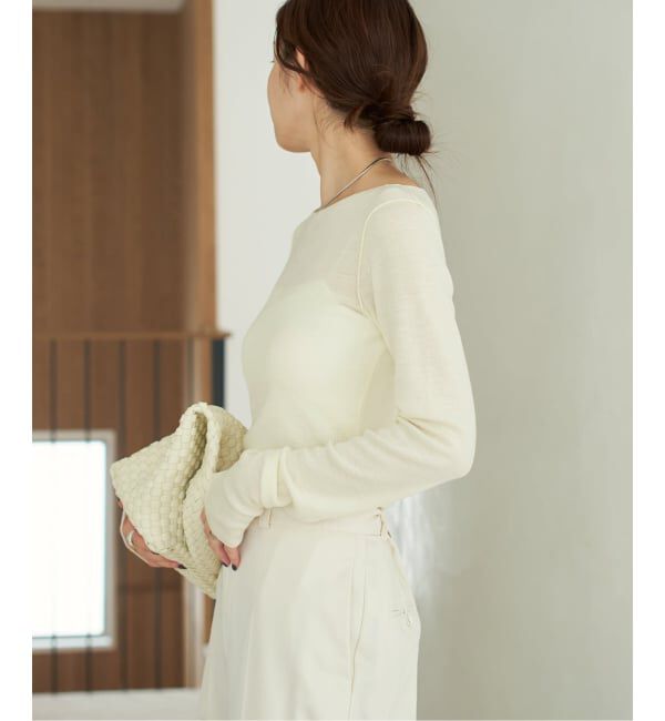 Plage「《追加》super100s Jersey boat/N プルオーバー」|Tシャツ・カットソー|