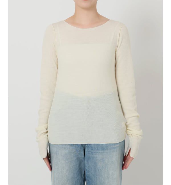 Plage「《追加》super100s Jersey boat/N プルオーバー」|Tシャツ・カットソー|