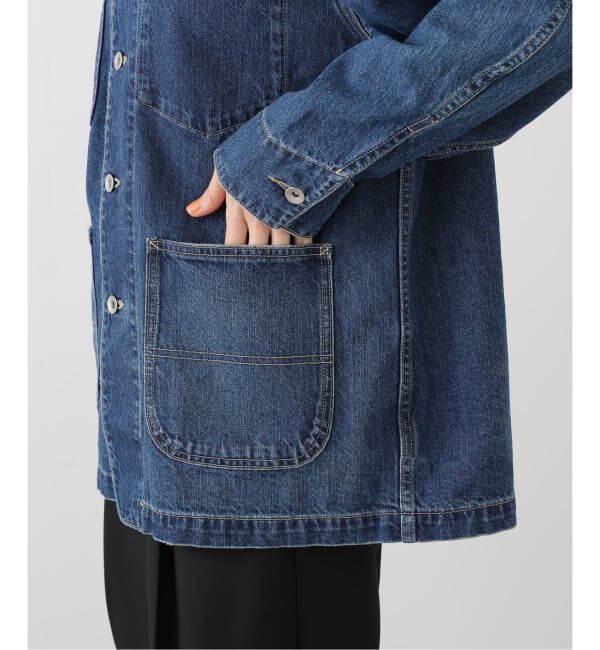 Plage「《一部カラーWEB限定追加》coverall 4」|デニムジャケット|