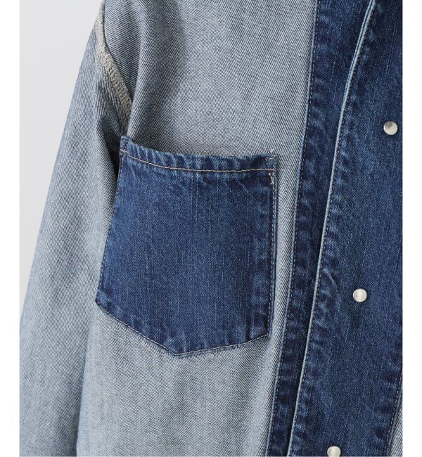 Plage「《一部カラーWEB限定追加》coverall 4」|デニムジャケット|