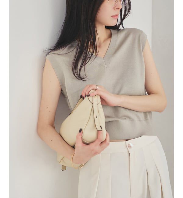 Plage「《予約》Compact Knit ベスト」|ベスト・ジレ|グレー