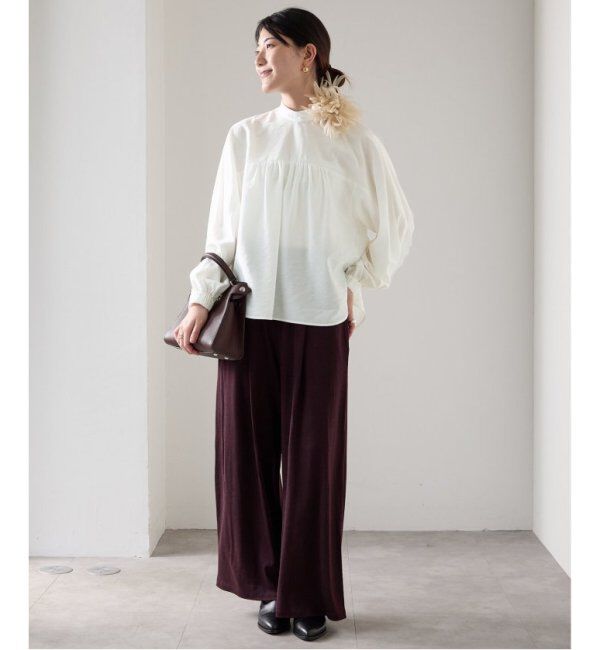 VERMEIL par iena「《追加2》シルクオーガンジーコサージュ」|ブローチ・コサージュ|