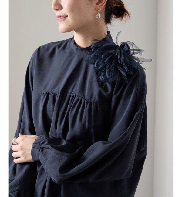 VERMEIL par iena「《追加2》シルクオーガンジーコサージュ」|ブローチ・コサージュ|