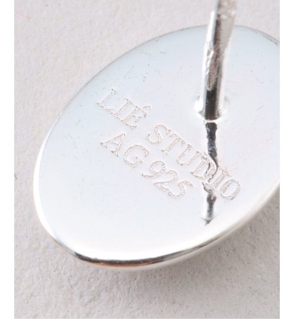 VERMEIL par iena「LIE STUDIO リエ スタジオ The Luna ピアス シルバー」|ピアス|