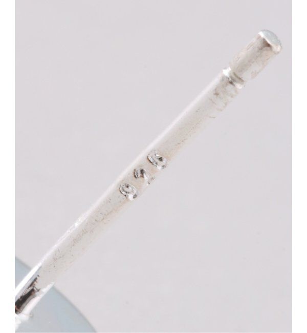 VERMEIL par iena「LIE STUDIO リエ スタジオ The Luna ピアス シルバー」|ピアス|