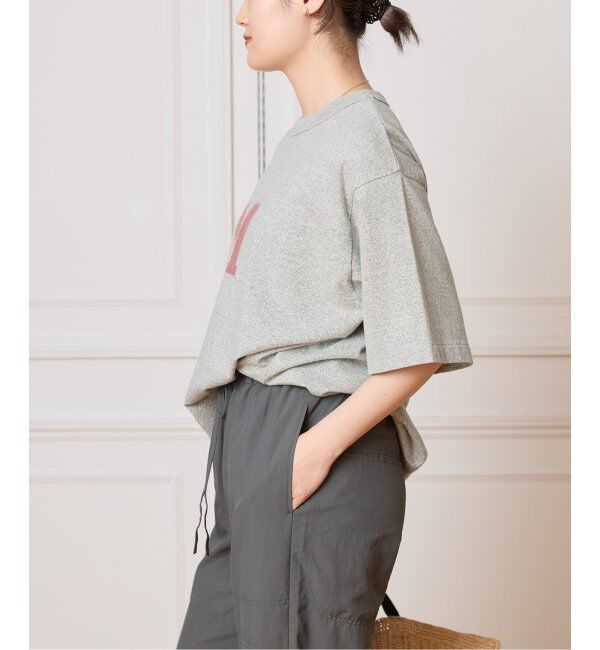 IENA LA BOUCLE「blurhms ROOTSTOCK/ブラームス ルーツストック PRINT Tシャツ BROOTS25S36E」|Tシャツ・カットソー|