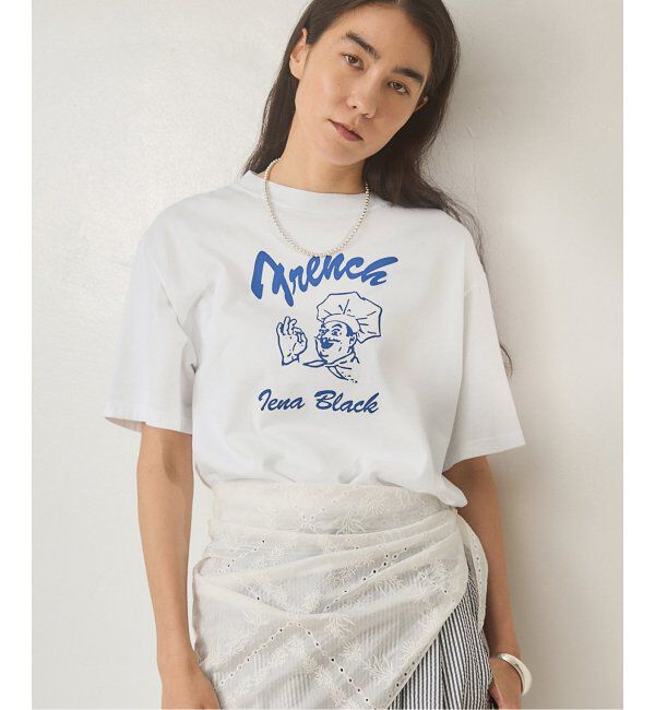 IENA「BLACK フレンチクック Tシャツ」|Tシャツ・カットソー|