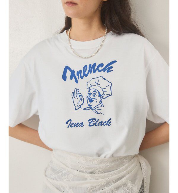 IENA「BLACK フレンチクック Tシャツ」|Tシャツ・カットソー|