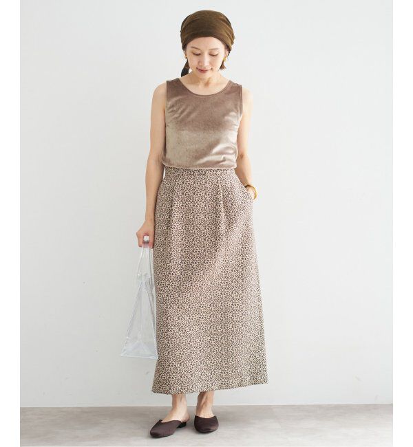 IENA「スノーベロア ノースリーブ」|Tシャツ・カットソー|