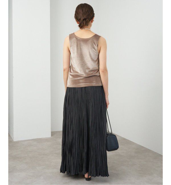 IENA「スノーベロア ノースリーブ」|Tシャツ・カットソー|