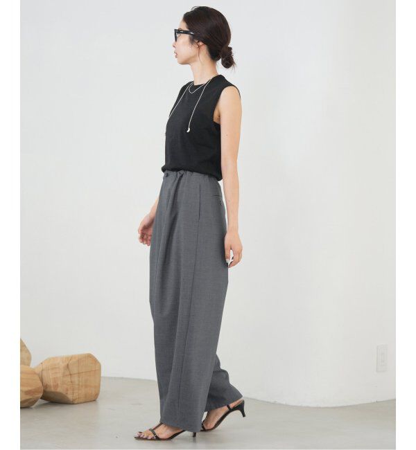 IENA「コクーンパンツ」|スラックス|