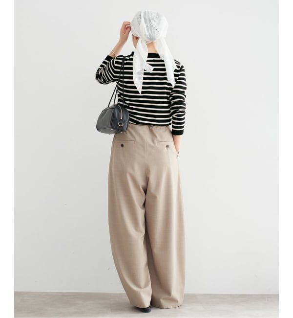 IENA「《追加2》SEATTLEボーダープルオーバー」|ニット・セーター|