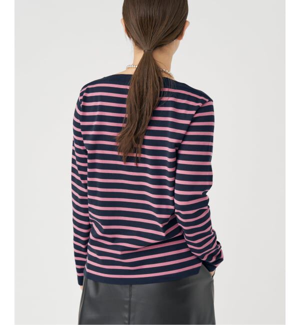 IENA「《追加2》SEATTLEボーダープルオーバー」|ニット・セーター|