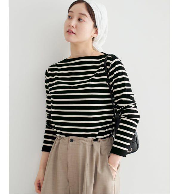 IENA「《追加2》SEATTLEボーダープルオーバー」|ニット・セーター|