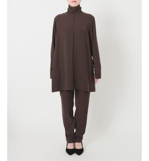 VERMEIL par iena「ツイルストレッチスリムパンツ」|スラックス|