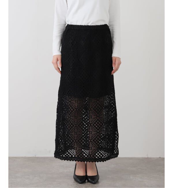 SLOBE IENA「コットンレーススカート」|スカート|