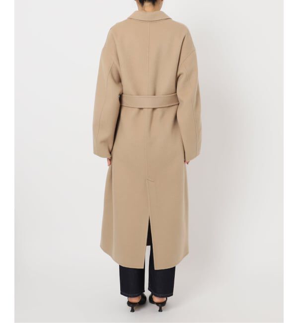 SLOBE IENA「souple wool ダブルフェイスロングコート」|チェスターコート|