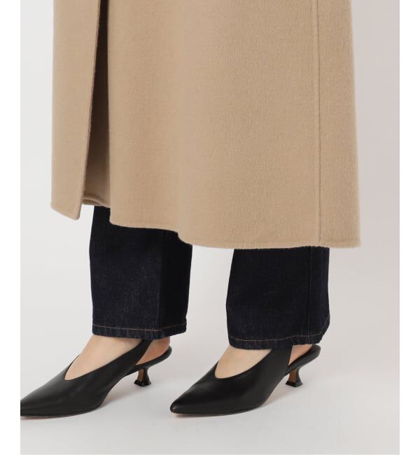 SLOBE IENA「souple wool ダブルフェイスロングコート」|チェスターコート|