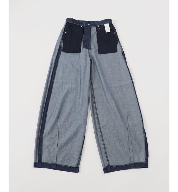 SLOBE IENA「《4サイズ展開》LE DENIM PEG カーブワイドデニム」|デニム|