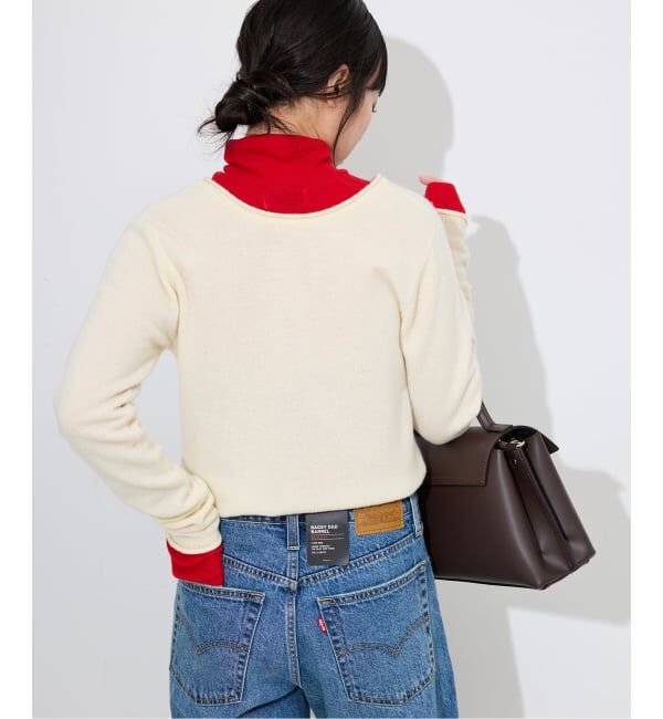 SLOBE IENA「echecs クルーネックカーディガン」|カーディガン|