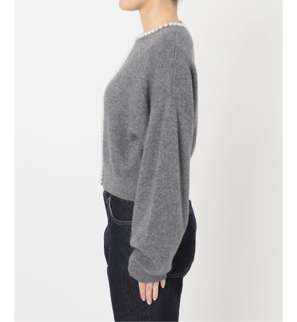 SLOBE IENA「パールカーディガン」|カーディガン|