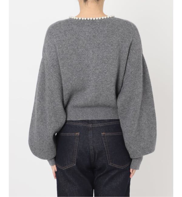 SLOBE IENA「パールカーディガン」|カーディガン|