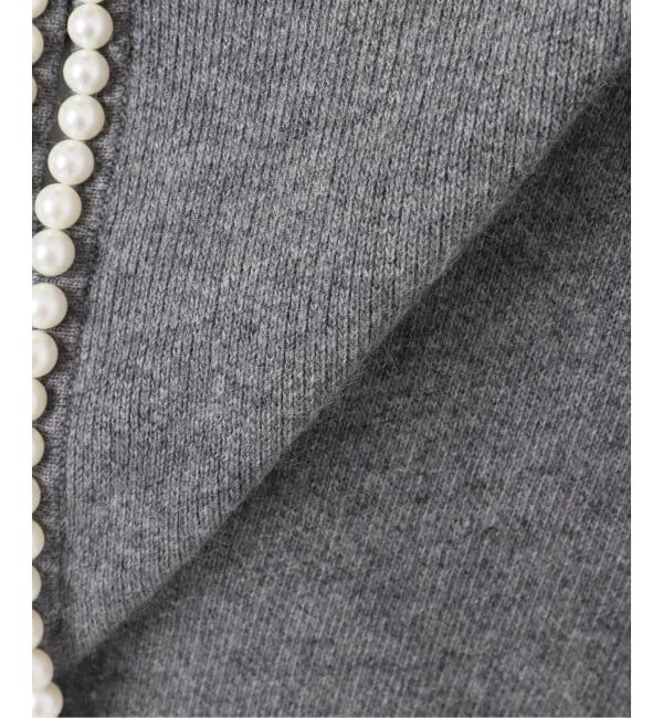 SLOBE IENA「パールカーディガン」|カーディガン|