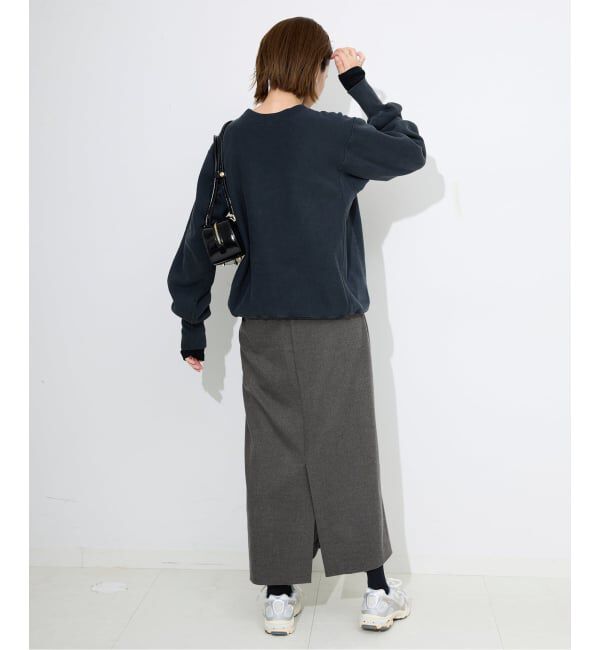 SLOBE IENA「《吸湿発熱/3サイズ展開》ウールミックスイージースカート」|スカート|