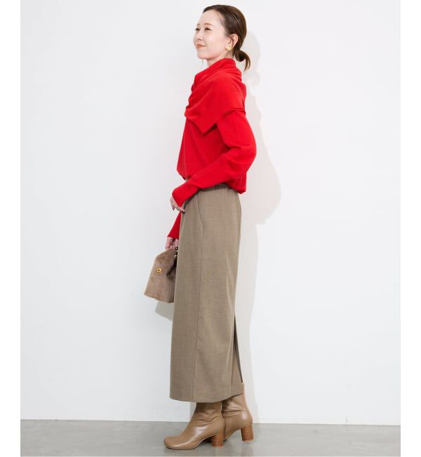 SLOBE IENA「《吸湿発熱/3サイズ展開》ウールミックスイージースカート」|スカート|