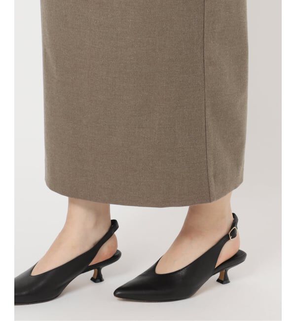 SLOBE IENA「《吸湿発熱/3サイズ展開》ウールミックスイージースカート」|スカート|