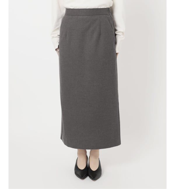 SLOBE IENA「《吸湿発熱/3サイズ展開》ウールミックスイージースカート」|スカート|