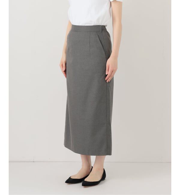 SLOBE IENA「《吸湿発熱/3サイズ展開》ウールミックスイージースカート」|スカート|