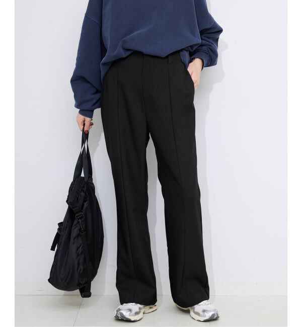 SLOBE IENA「《WEBのみ4サイズ展開》ウォッシャブルセミフレアパンツ」|その他|