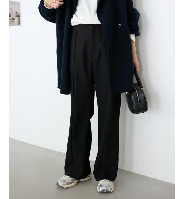 SLOBE IENA「《WEBのみ4サイズ展開》ウォッシャブルセミフレアパンツ」|その他|