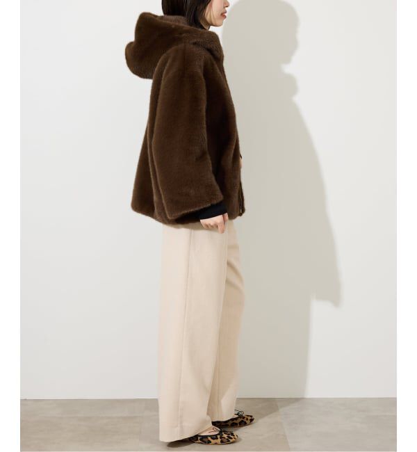 SLOBE IENA「ツイードリラックススラックス」|スラックス|