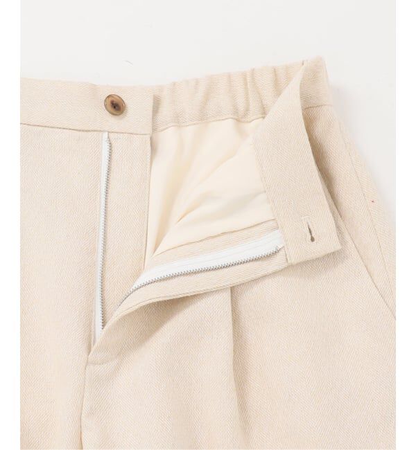 SLOBE IENA「ツイードリラックススラックス」|スラックス|