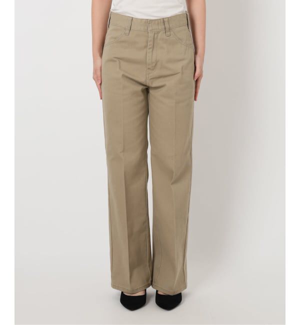 SLOBE IENA「Dickies/ディッキーズ SLOBE別注 フレアチノパンツ」|チノ|
