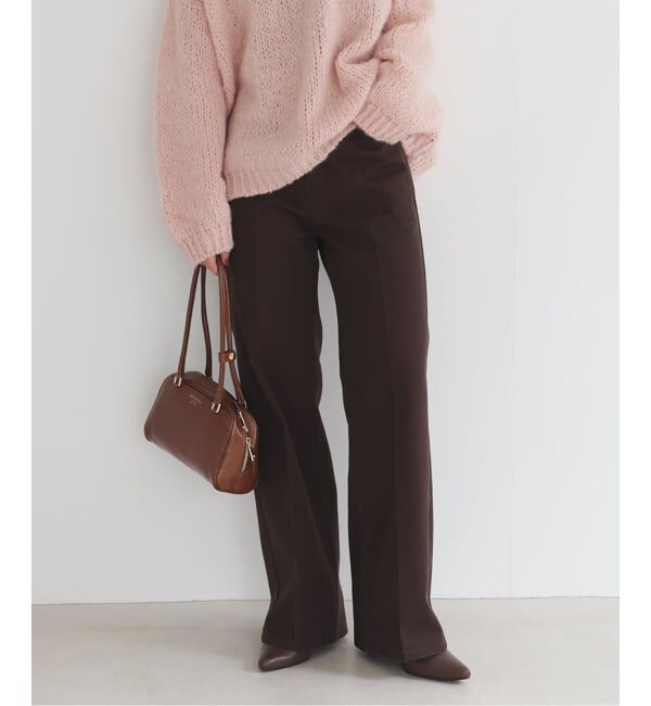 SLOBE IENA「Dickies/ディッキーズ SLOBE別注 フレアチノパンツ」|チノ|ブラウン