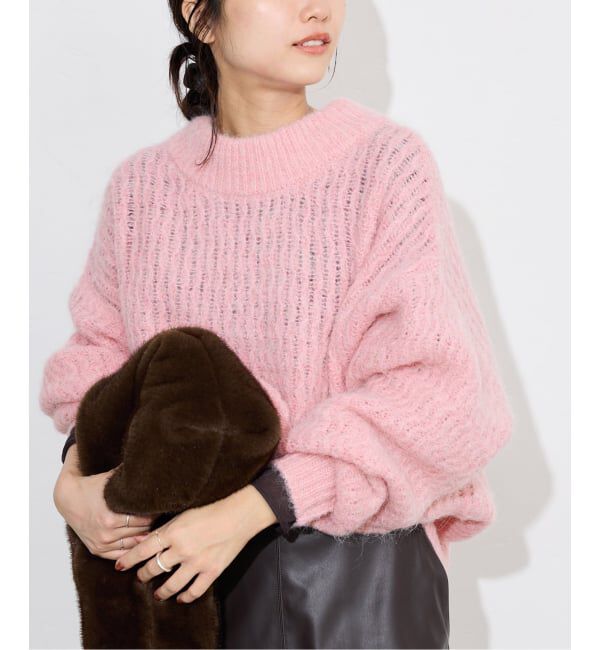 SLOBE IENA「アルパカ混BIG プルオーバー」|ニット・セーター|