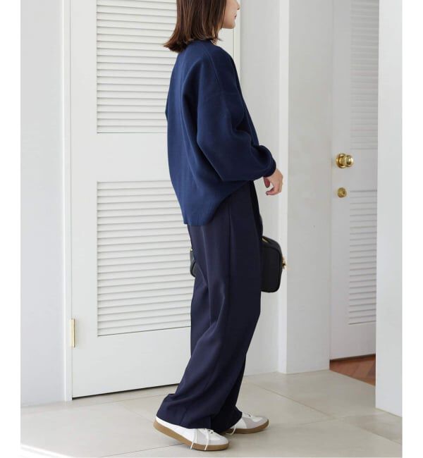 SLOBE IENA「《追加2》サガラ刺繍スウェットライクニット」|ニット・セーター|