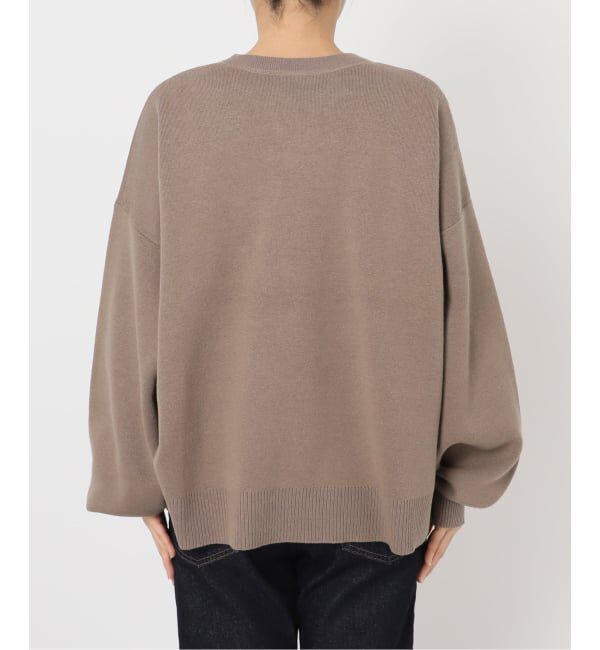 SLOBE IENA「《追加2》サガラ刺繍スウェットライクニット」|ニット・セーター|