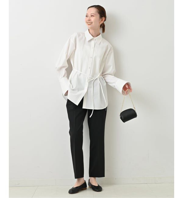 SLOBE IENA「《WEB限定/3サイズ展開/追加2》スティックパンツ」|スラックス|