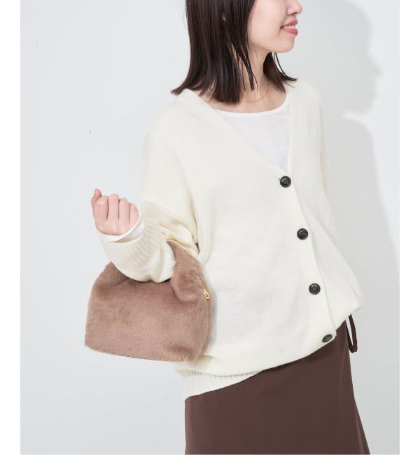 SLOBE IENA「Vネックルーズニットカーディガン」|カーディガン|