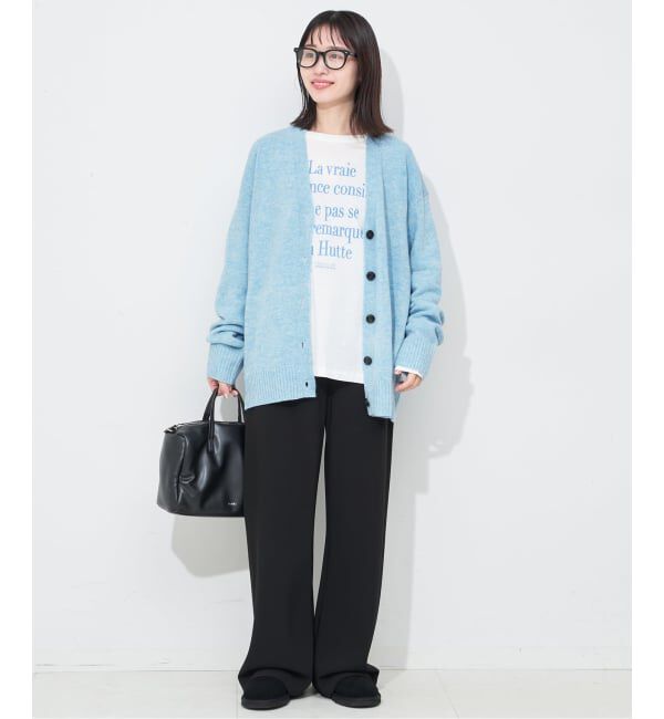 SLOBE IENA「Vネックルーズニットカーディガン」|カーディガン|