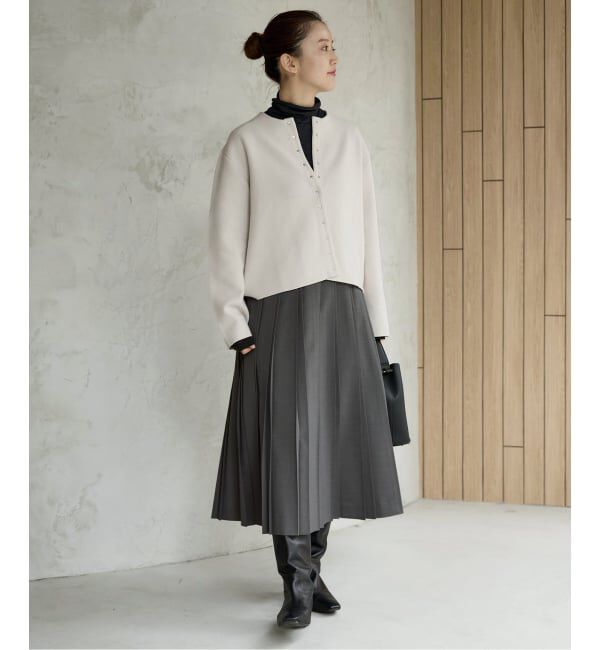 IENA「《WEB限定/追加》ストレッチプリーツスカート」|スカート|